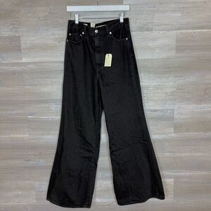 Levi's Classic Black High Loose Flare Jeans